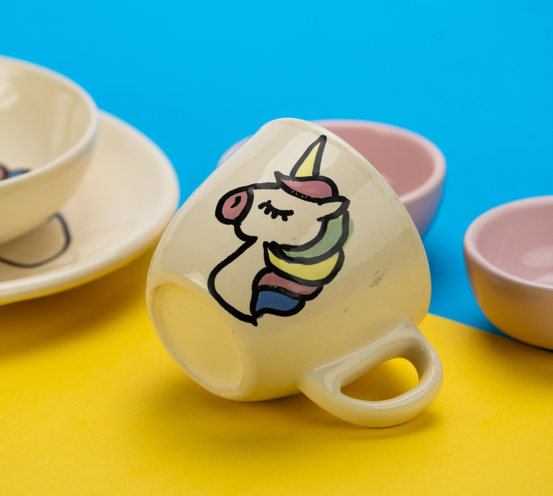 Tazza baby in ceramica – Linea Bambini 🧸🤍